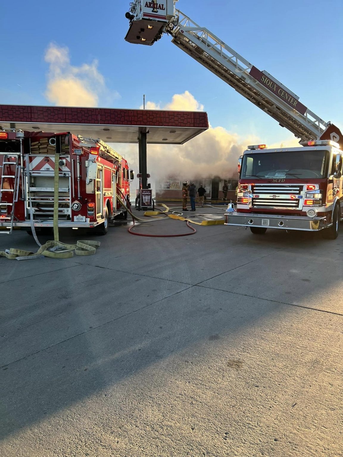 UPDATED Fire At Casey’s In Hull Causes Severe Damage; Possibly