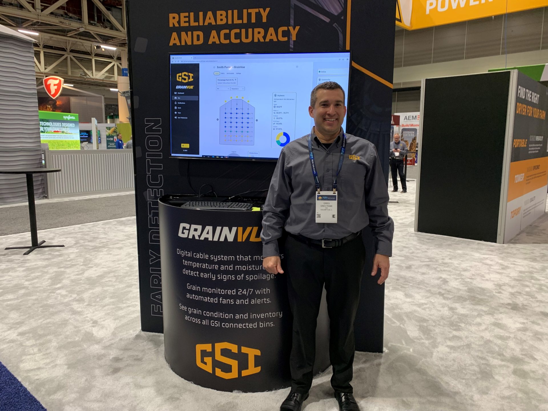 New GSI grain management system on display at Commodity Classic