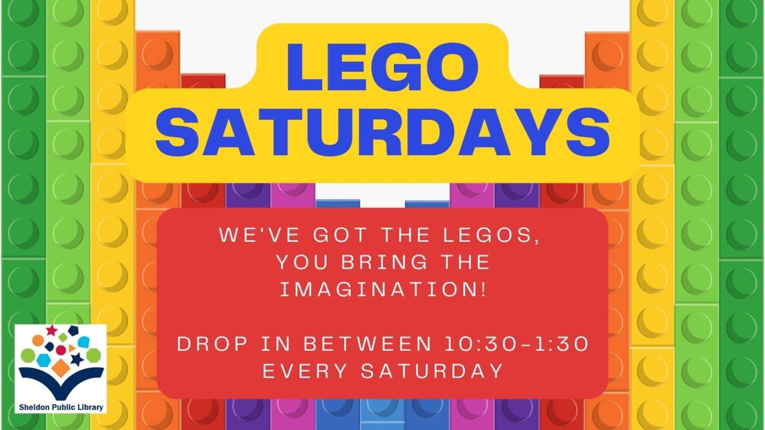 Lego Saturday at the Sheldon Public Library KIWA Radio
