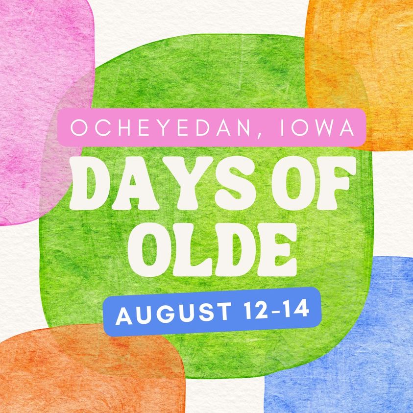 Ocheyedan To Celebrate Days Of Olde This Weekend KIWA Radio