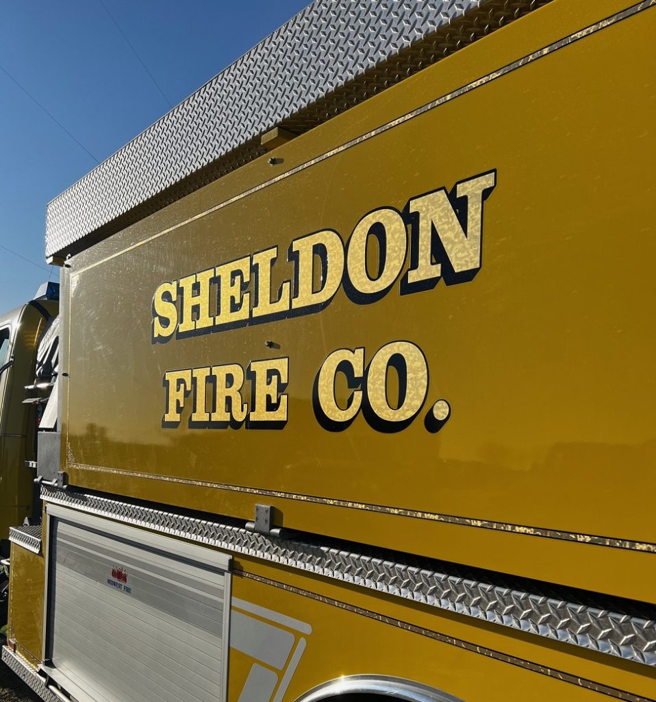 Sheldon Firefighters Extinguish Ditch Fire Near Church Of The Brethren