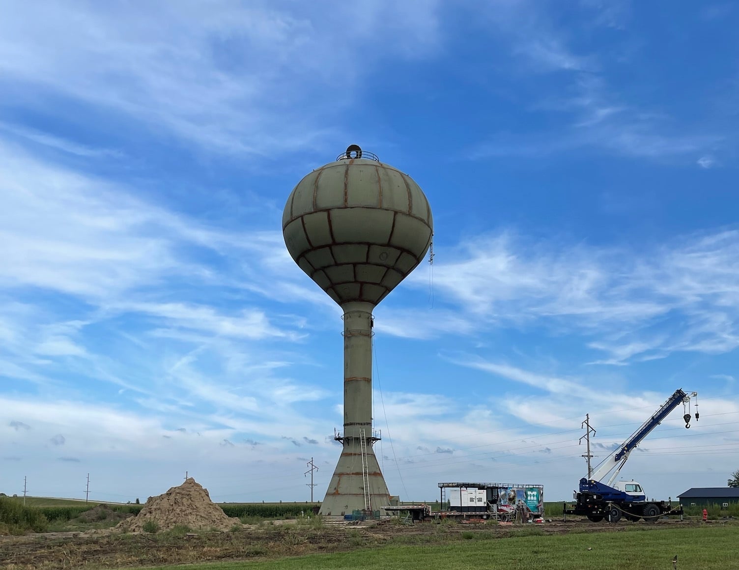 Work On New Sheldon Water Tower Ahead Of Schedule KIWA Radio