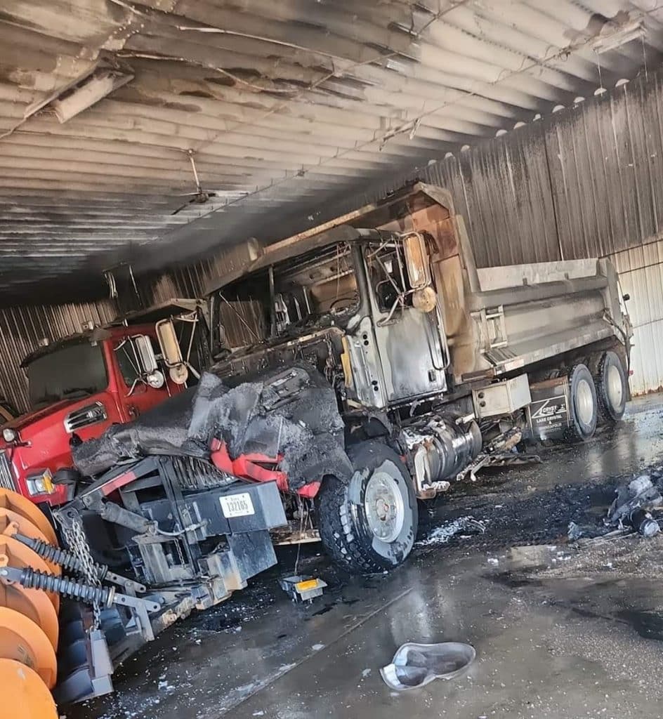 County Roads Shop In Sibley, Contents Sustain Extensive Damage In Fire