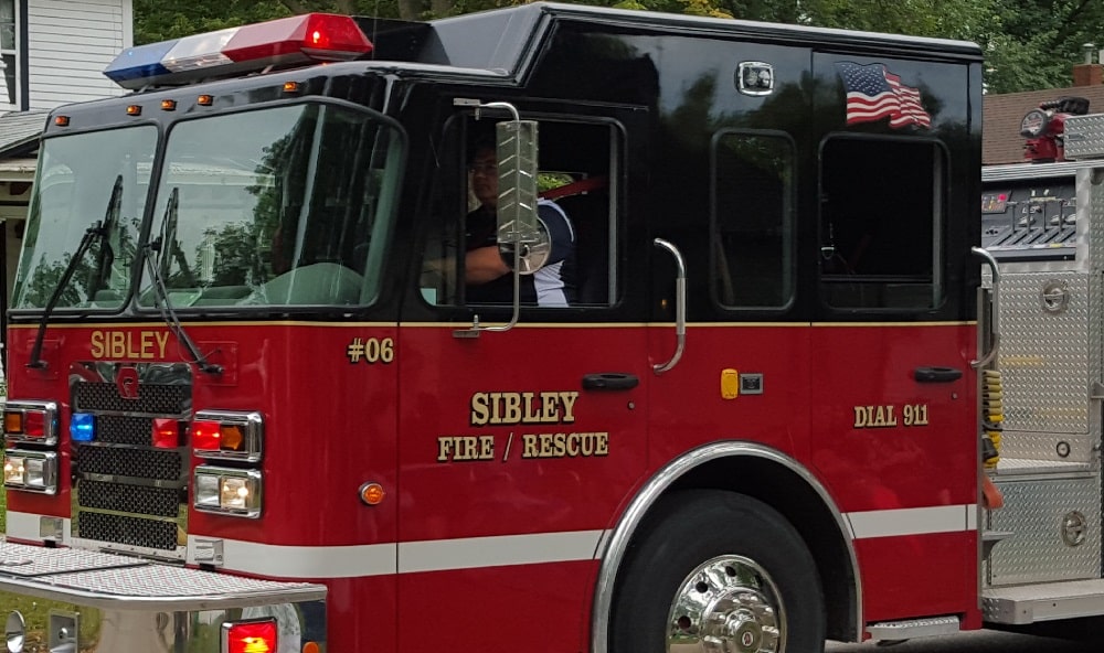 Passenger Vehicle, Tractor Destroyed In Two Sibley Fires