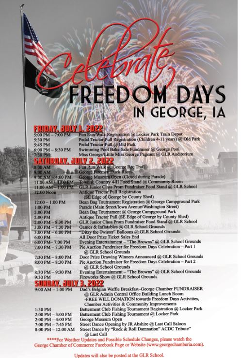 george-celebration-to-celebrate-freedom-this-weekend-kiwaradio